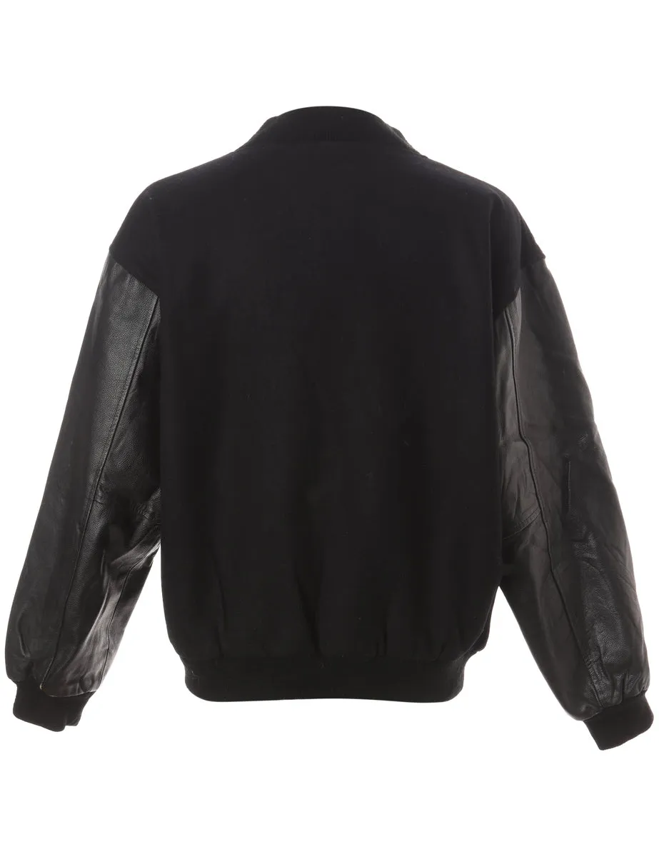 1980s Popper Front Team Jacket - L