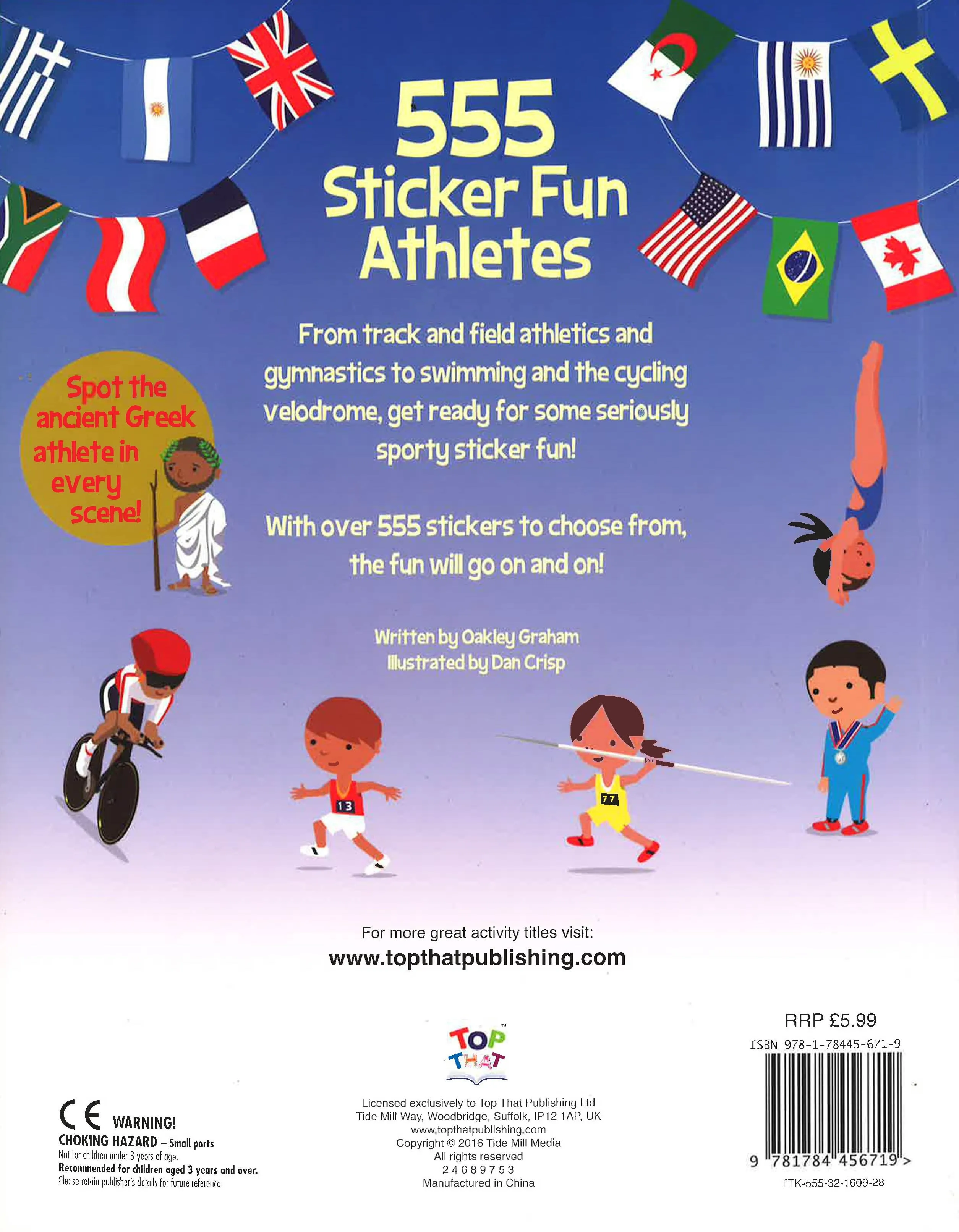 555 Sticker Fun Athletes