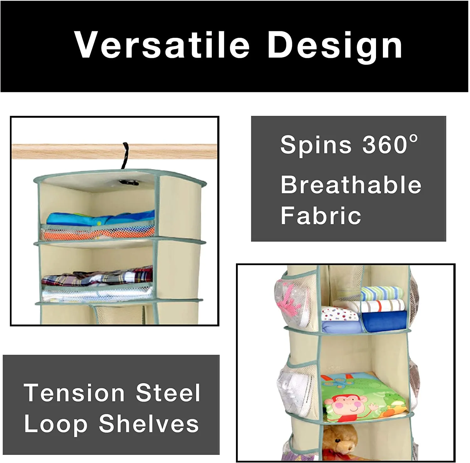 6-Pocket Smart Carousel Organizer