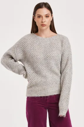 AL Speckled Sweater-Grey
