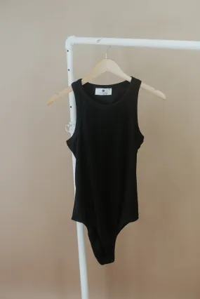 All Me Ribbed Bodysuit, Black