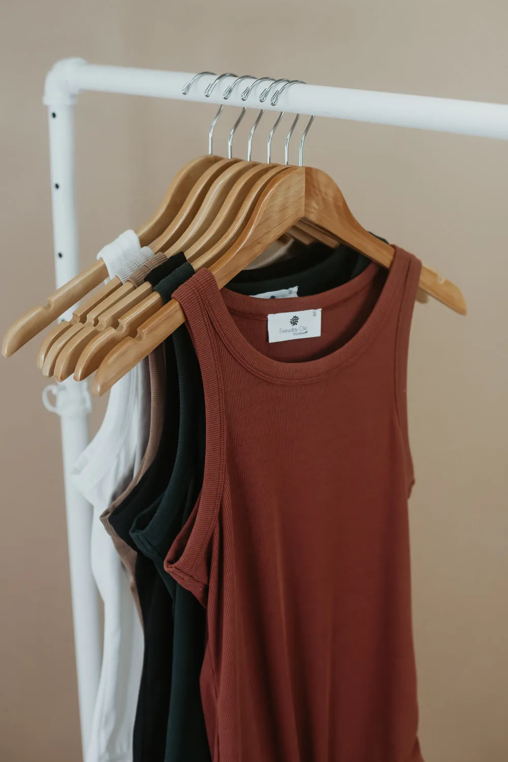 All Me Ribbed Bodysuit, Dark Rust