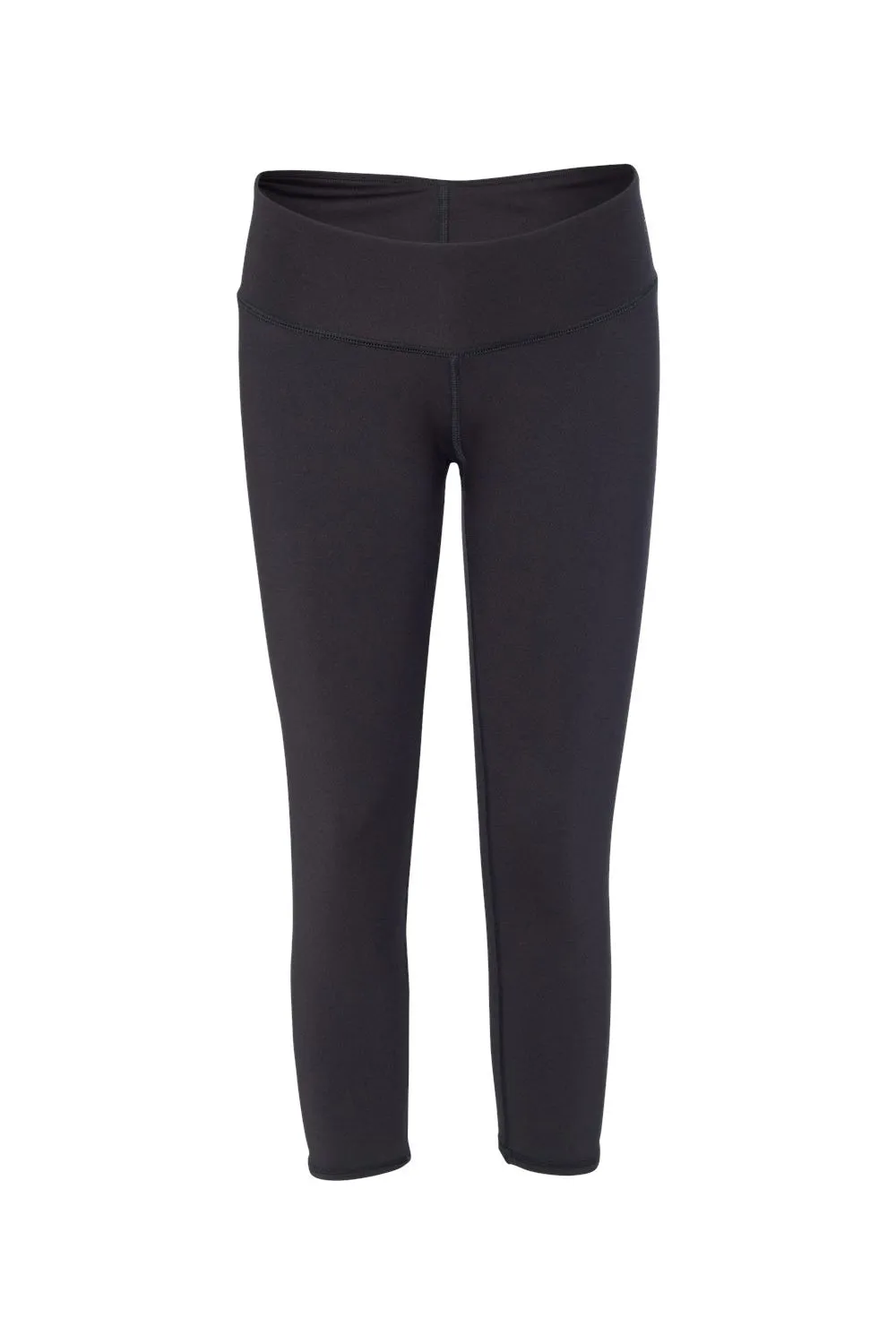 Badger Womens Moisture Wicking Capri Leggings - Black - Closeout