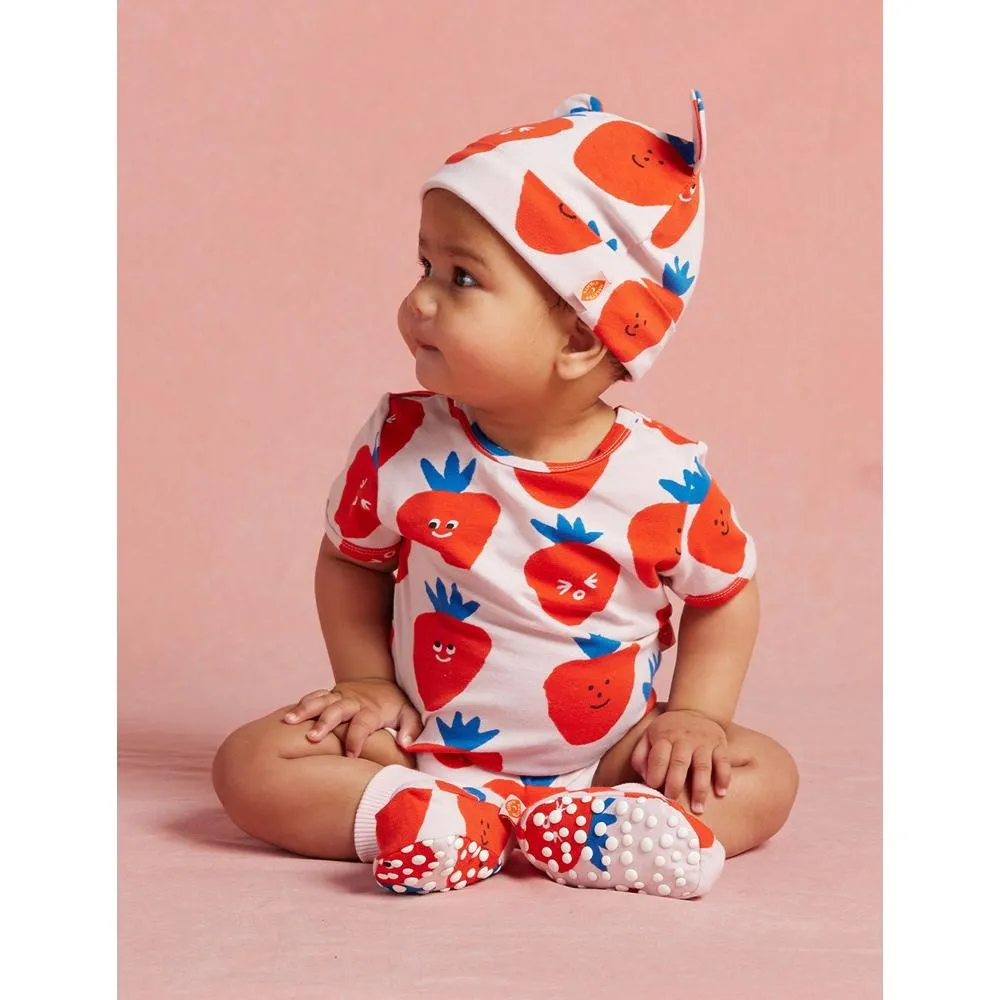 Berry Cosy Short Sleeve Bodysuit