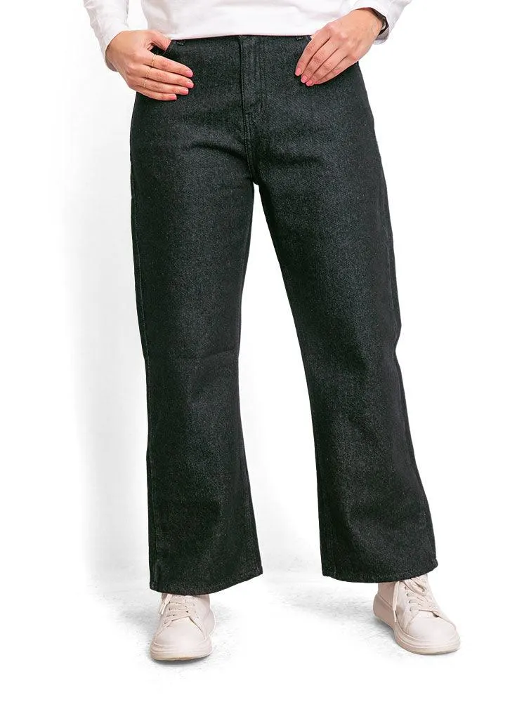 Black 1 Wide Jeans