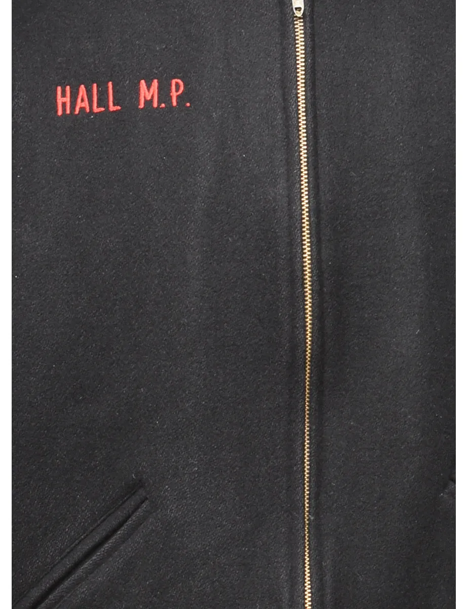 Black Team Jacket - L