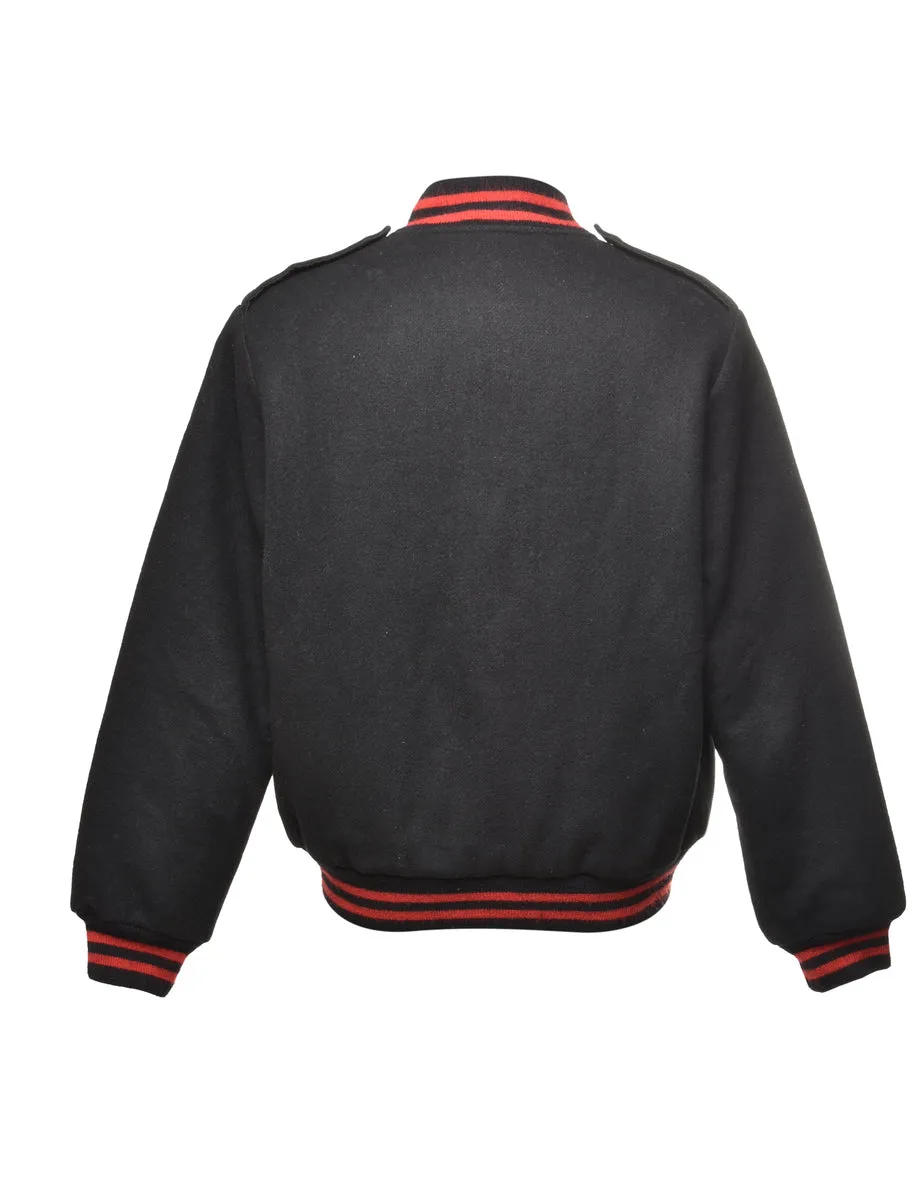 Black Team Jacket - L