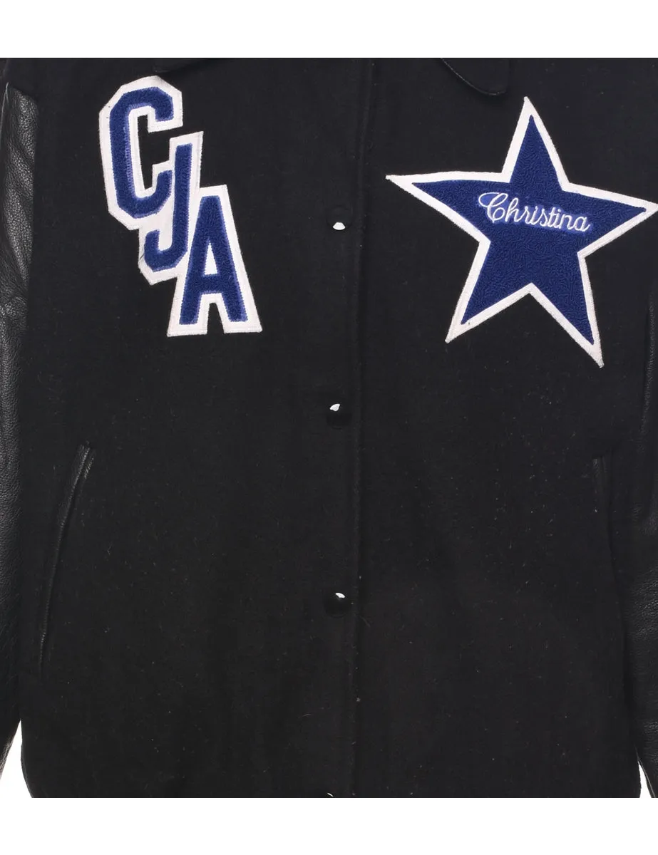Black Team Jacket - M
