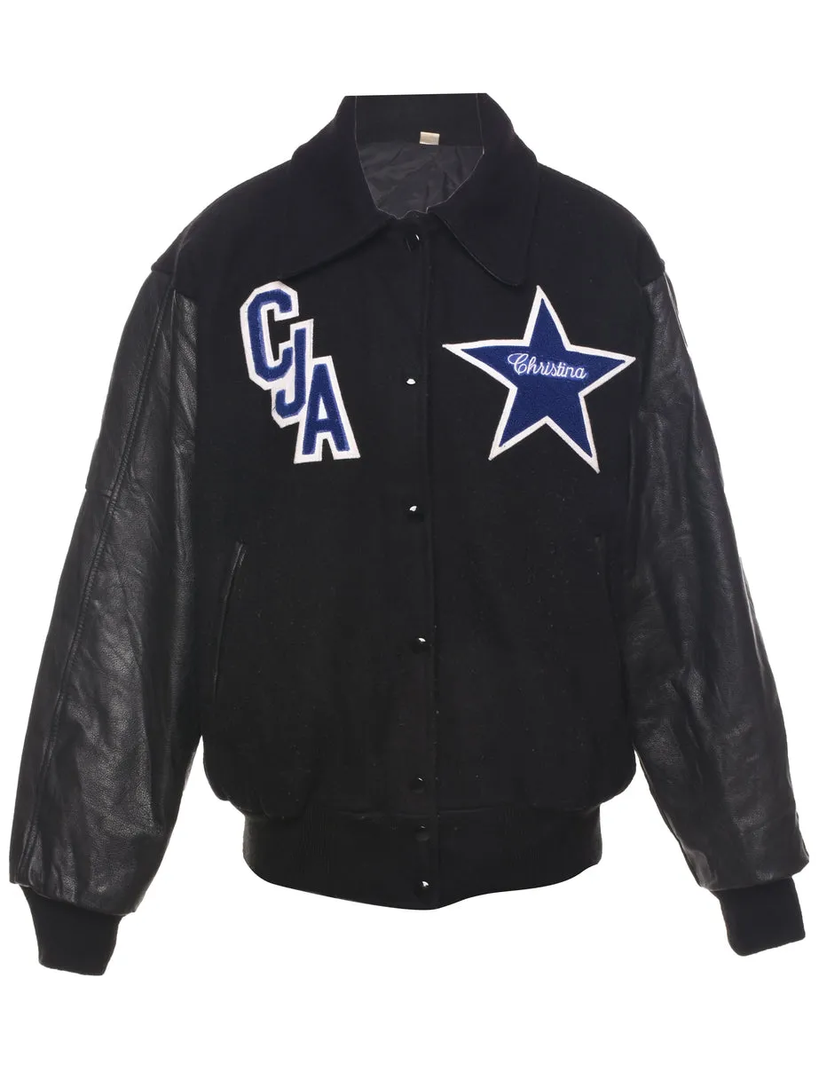 Black Team Jacket - M