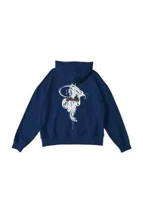 BLUE "NEBULA" HOODIE