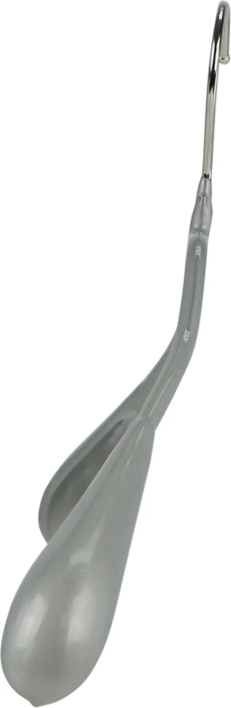 BodyForm Series- Steel Coated Hanger, Wide Shoulder Support, Model 42L, Silver