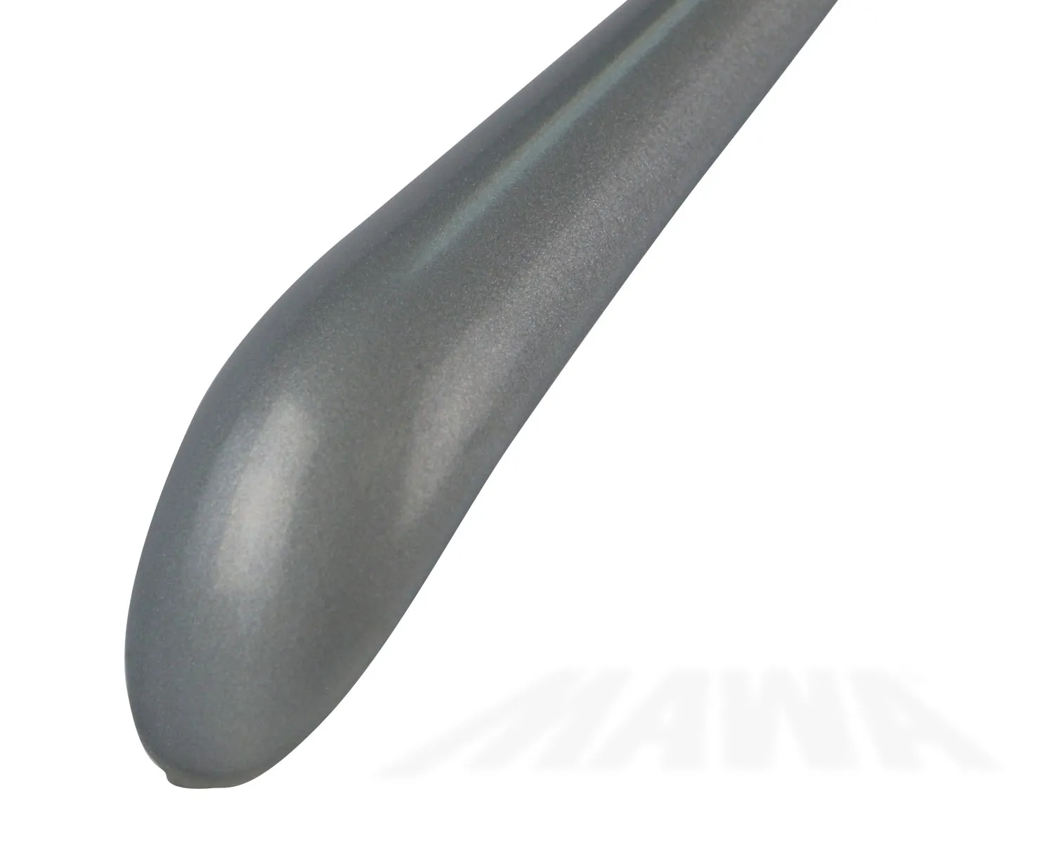 BodyForm Series- Steel Coated Hanger, Wide Shoulder Support, Wide Width, Model 46L, Silver