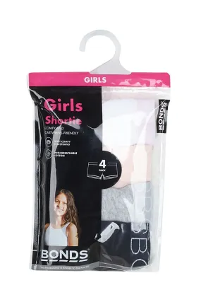 BONDS|Girls Shortie 4 Pack