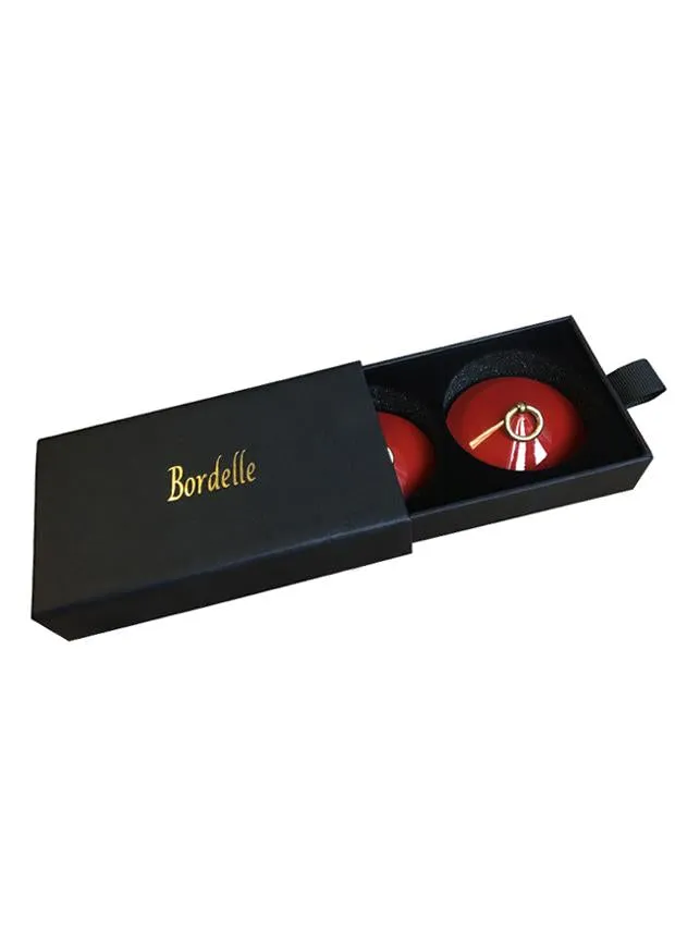 Bordelle 'O' Enamel Nipplets | RED