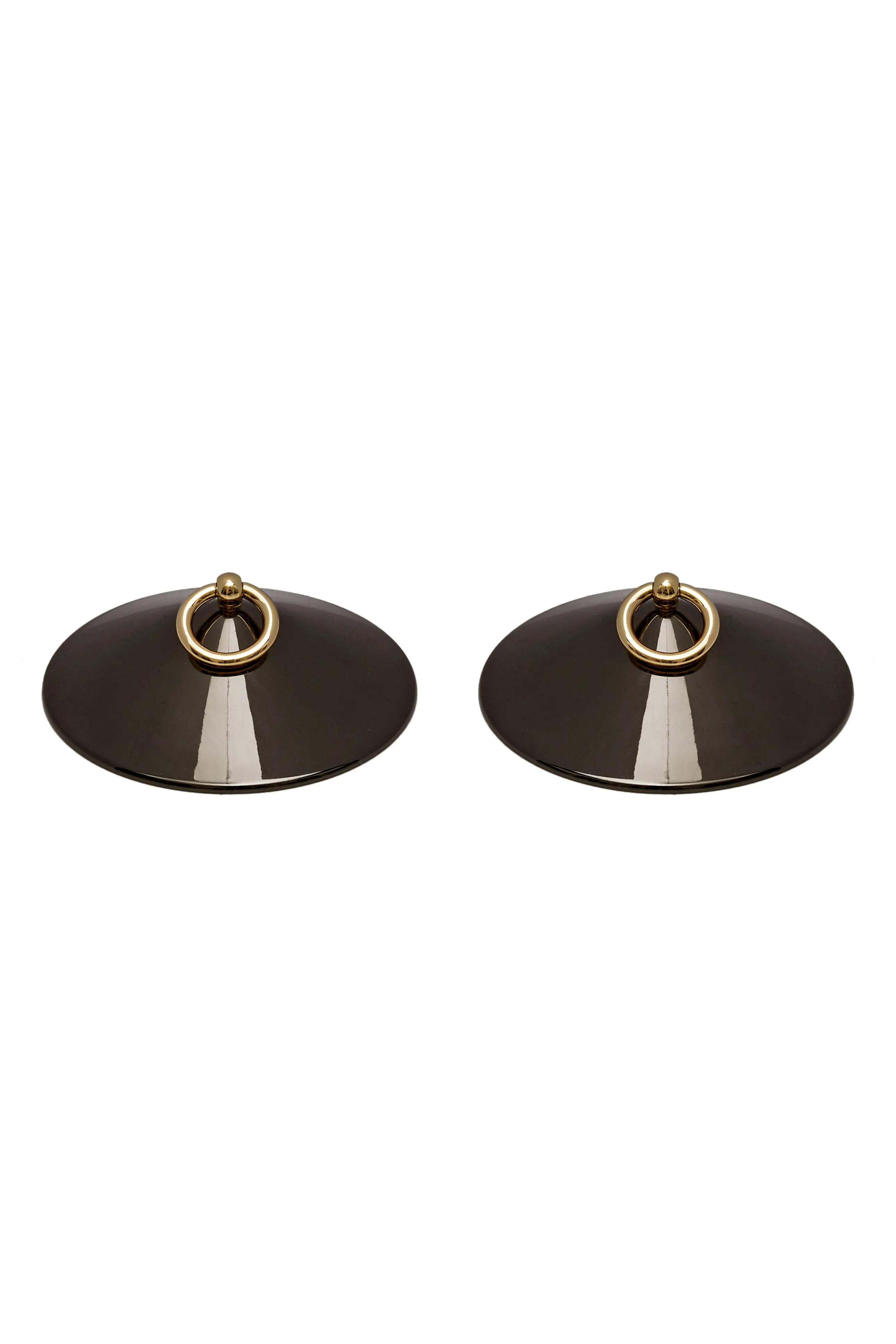 Bordelle 'O' Gunmetal Nipplets