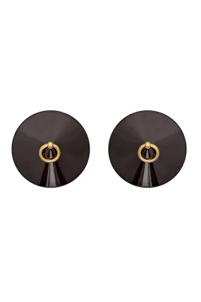 Bordelle 'O' Gunmetal Nipplets
