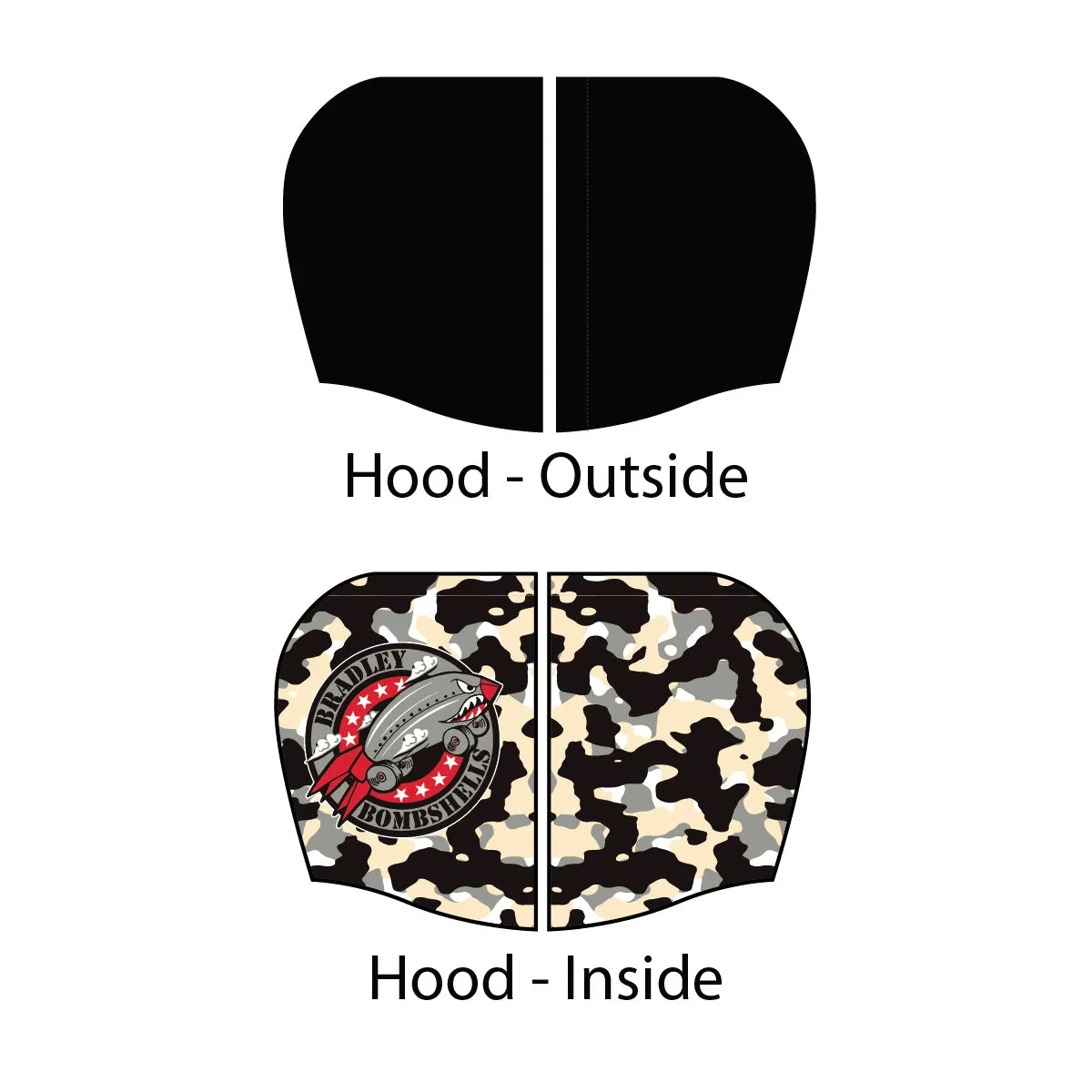 Bradley Bombshells: Hooded Track Jacket
