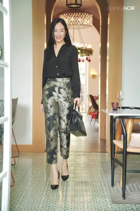 Bronze Taffeta Pant