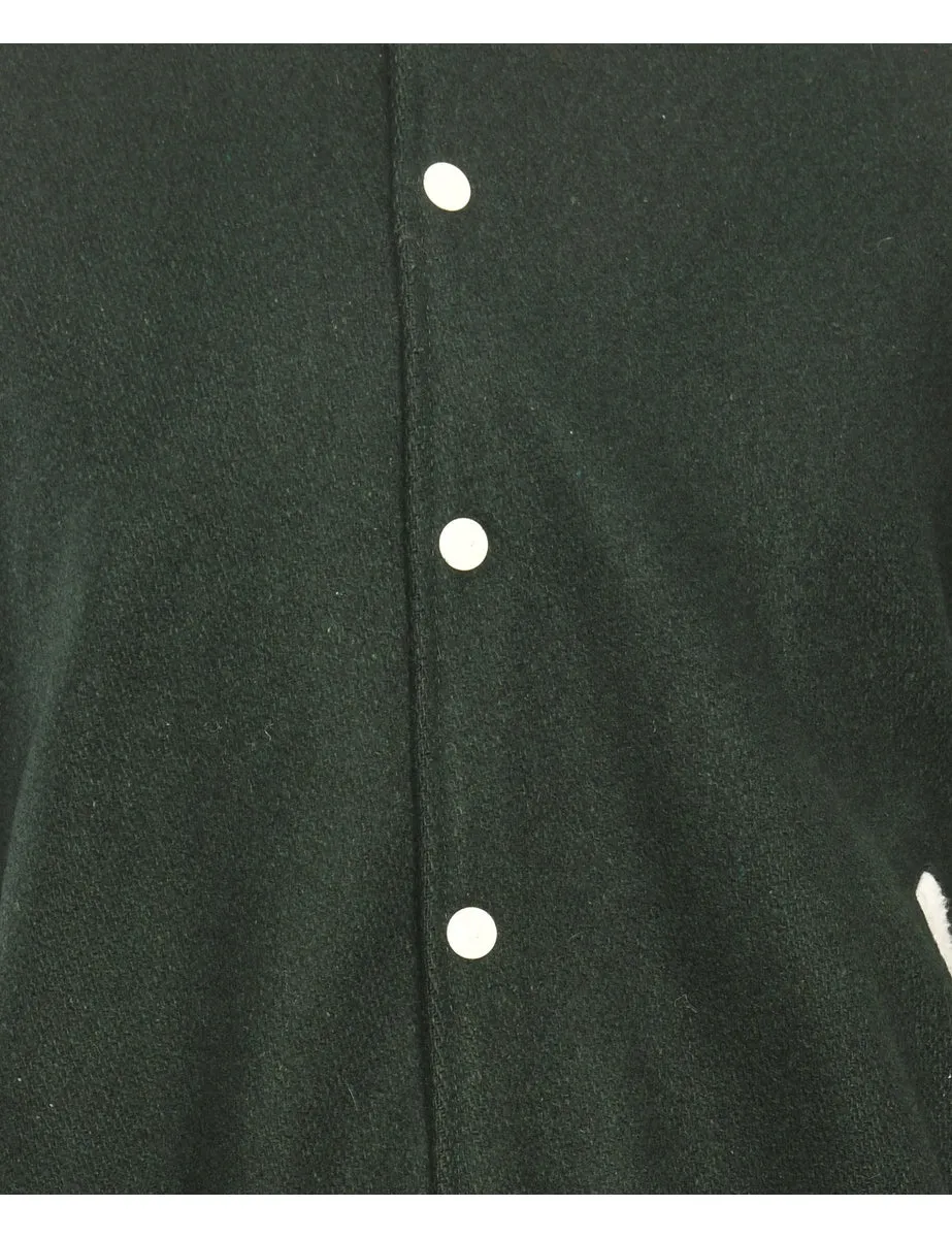Button Front Team Jacket - L