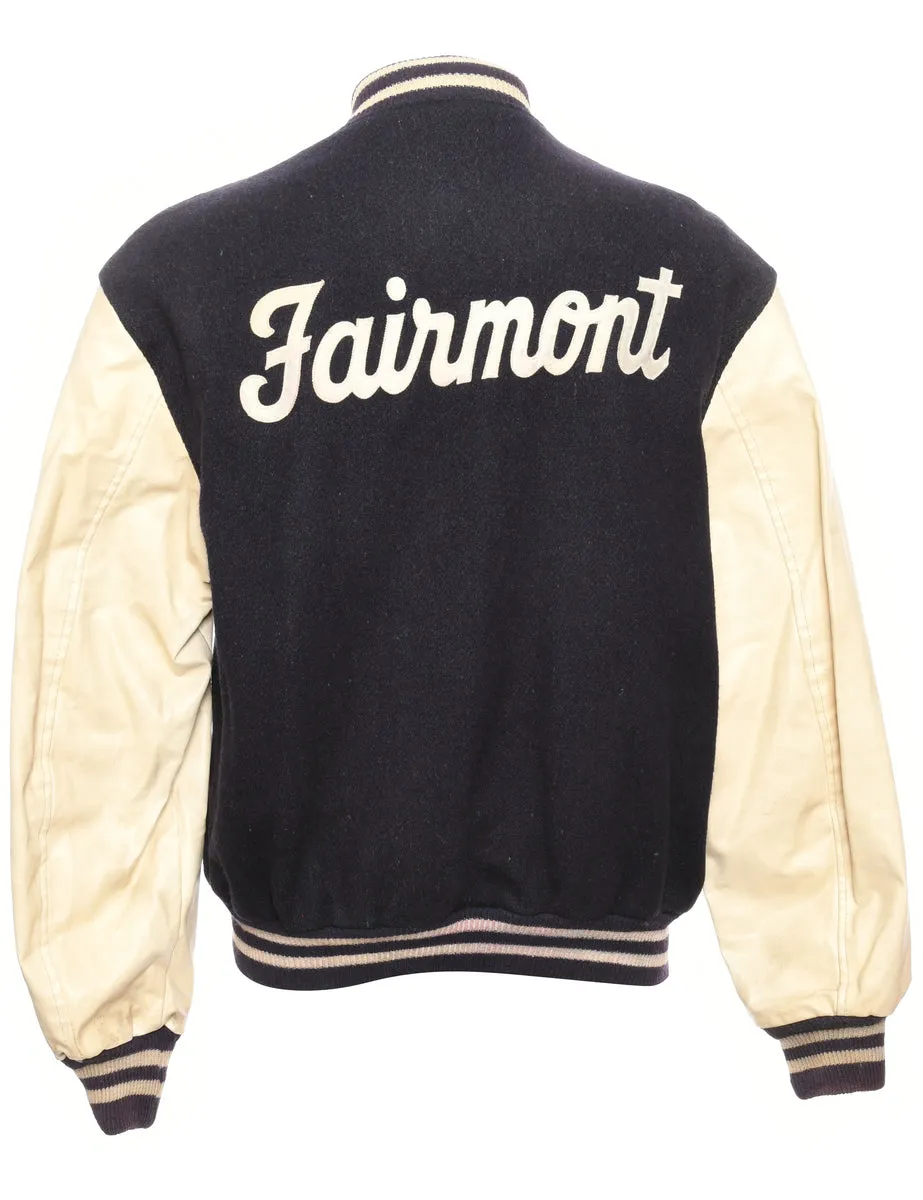 Button Front Team Jacket - M