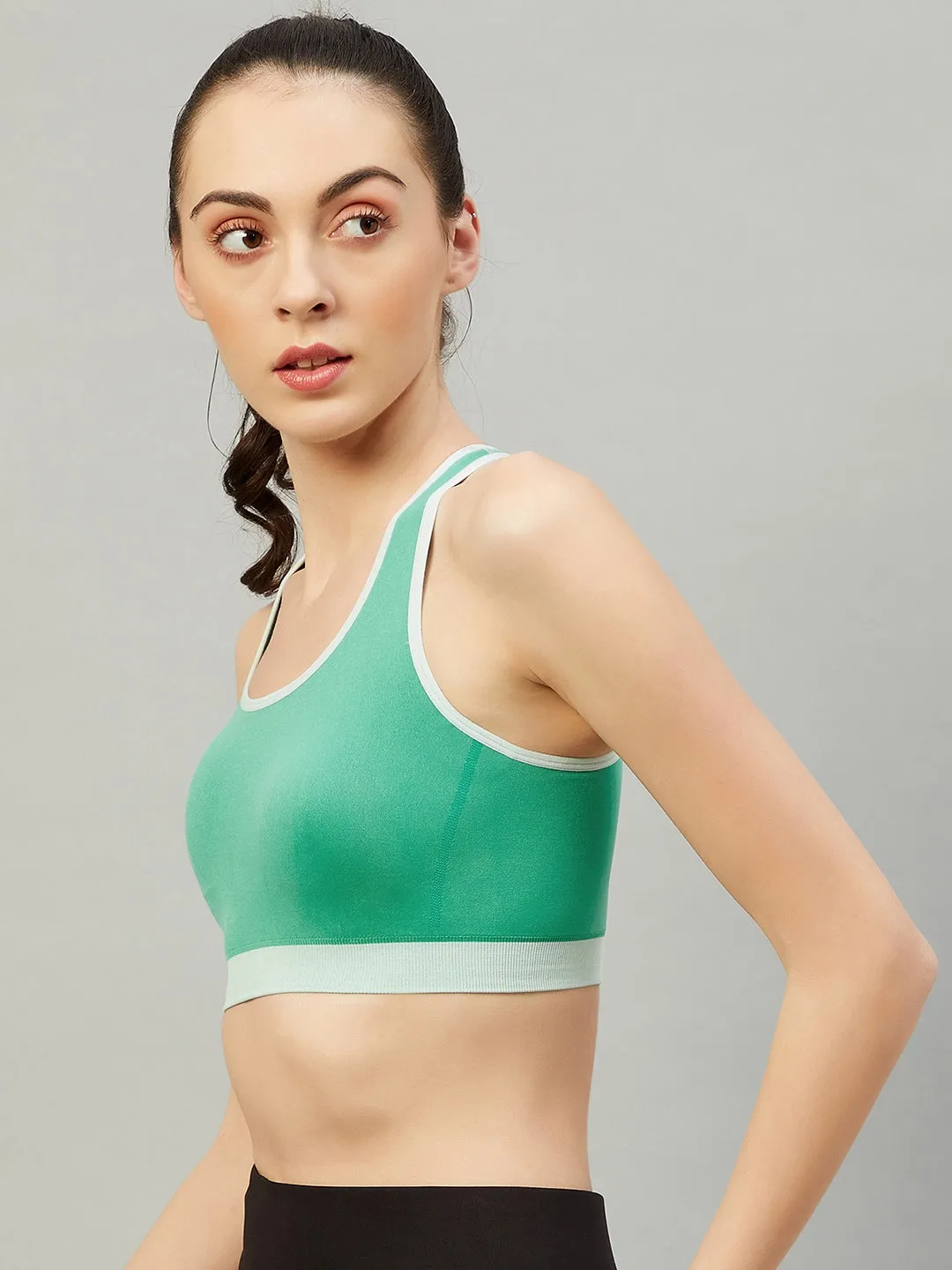 C9 Airwear Seamless Sports Bra For Girls - Black