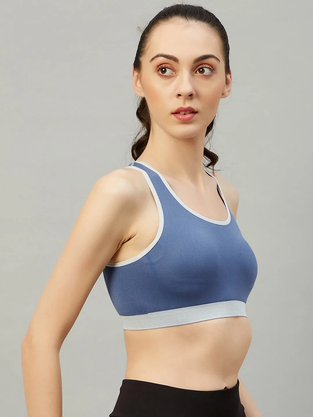 C9 Airwear Seamless Sports Bra For Girls - Black
