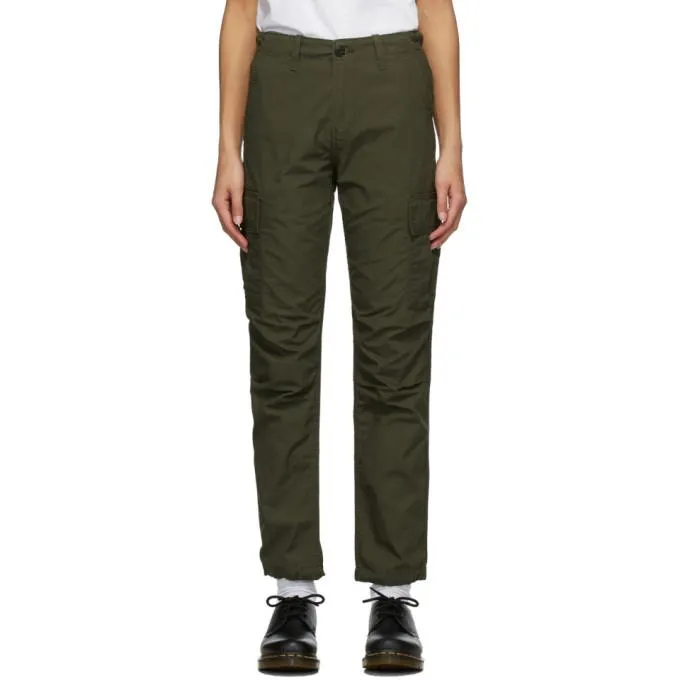 Carhartt Work In Progress Green Cymbal Trousers