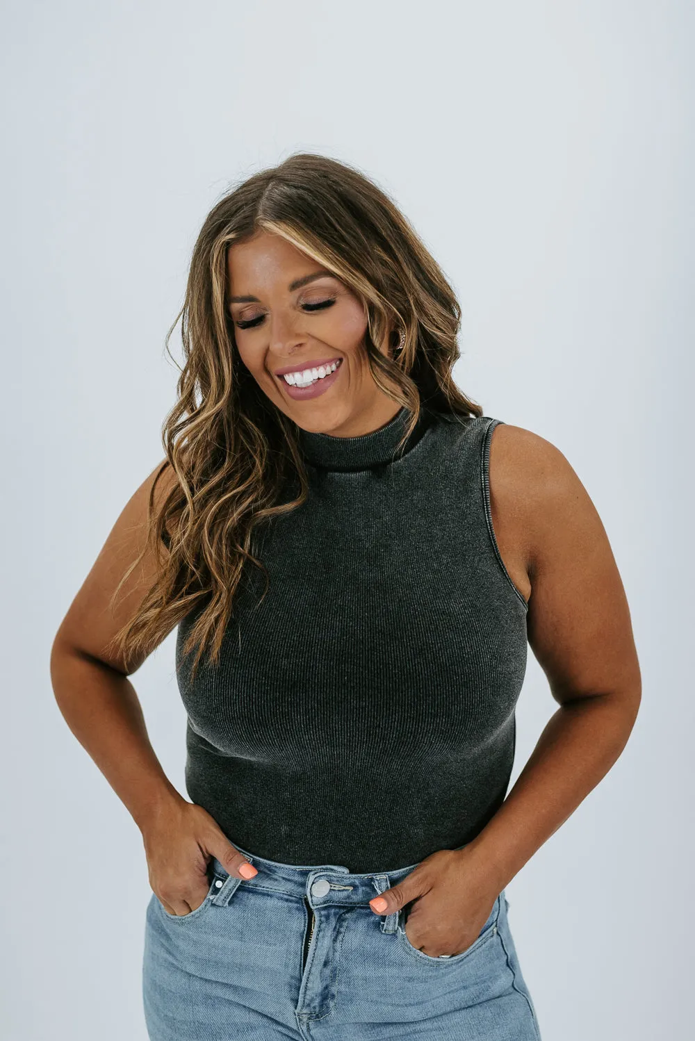 Chasing Pavements Bodysuit, Black
