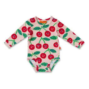 Cheeky Cherry Long Sleeve Bodysuit