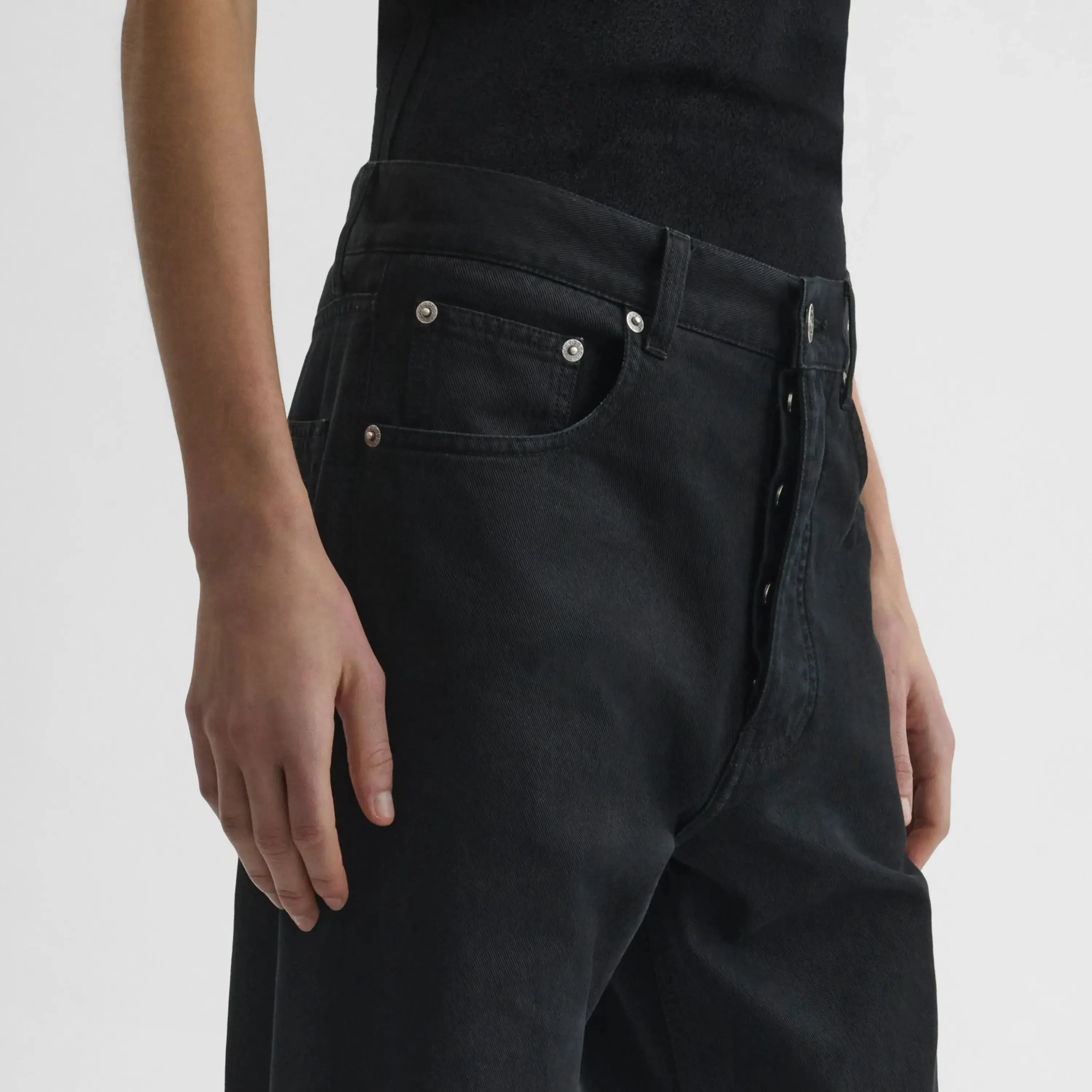 CLASSIC JEANS | black cotton