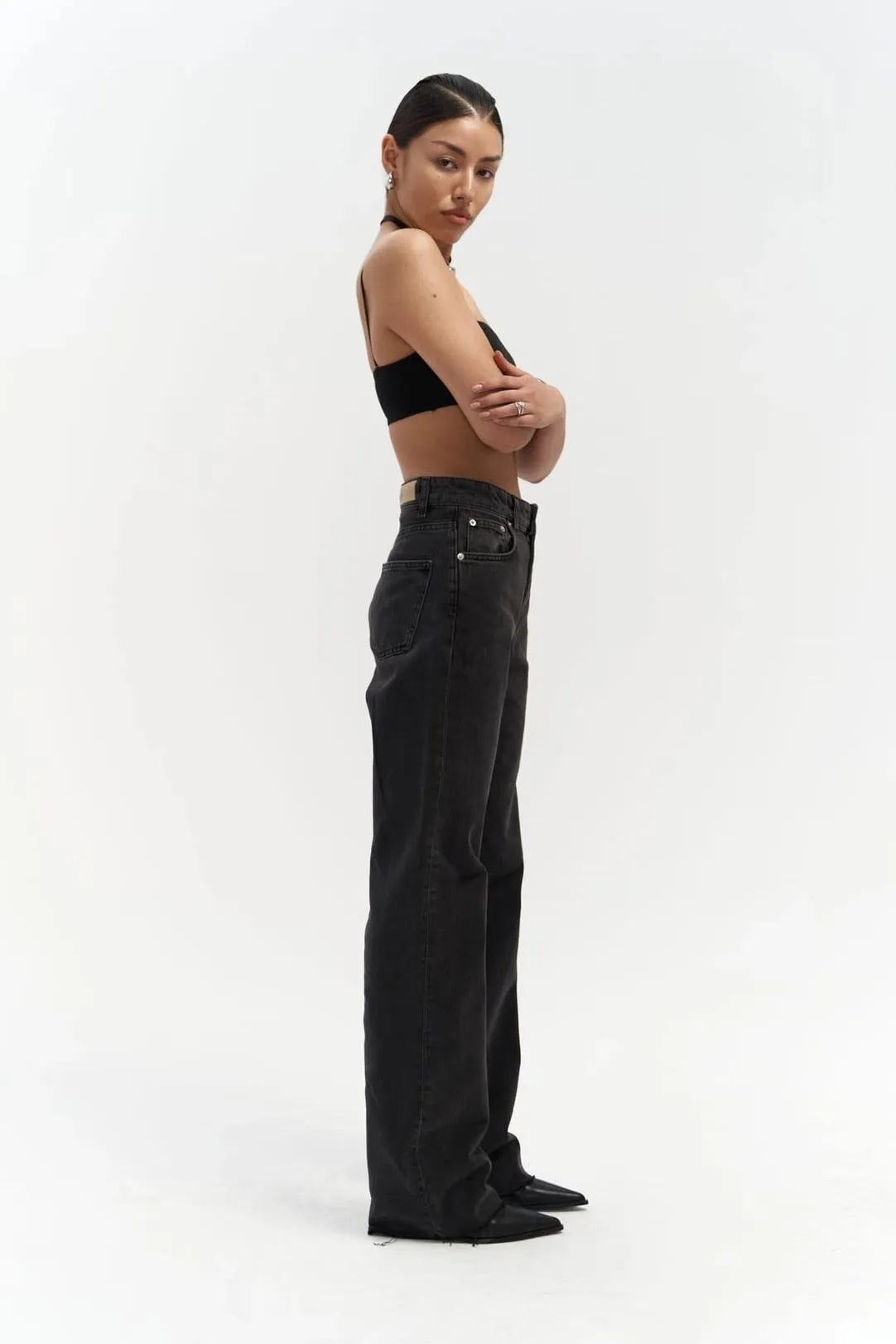 Classic Wardrobe Essential Gray Wash Jeans