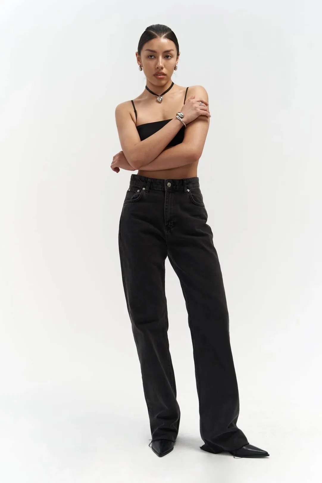 Classic Wardrobe Essential Gray Wash Jeans