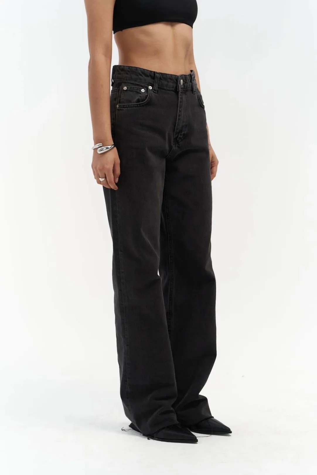 Classic Wardrobe Essential Gray Wash Jeans