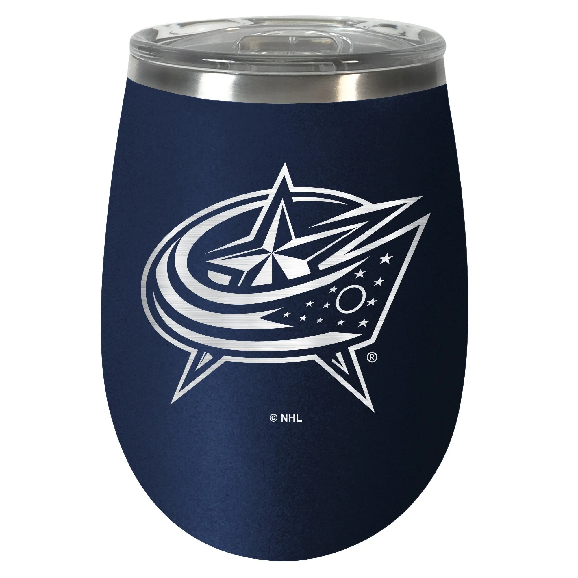 Columbus Blue Jackets 10 oz. BLUSH Wine Tumbler