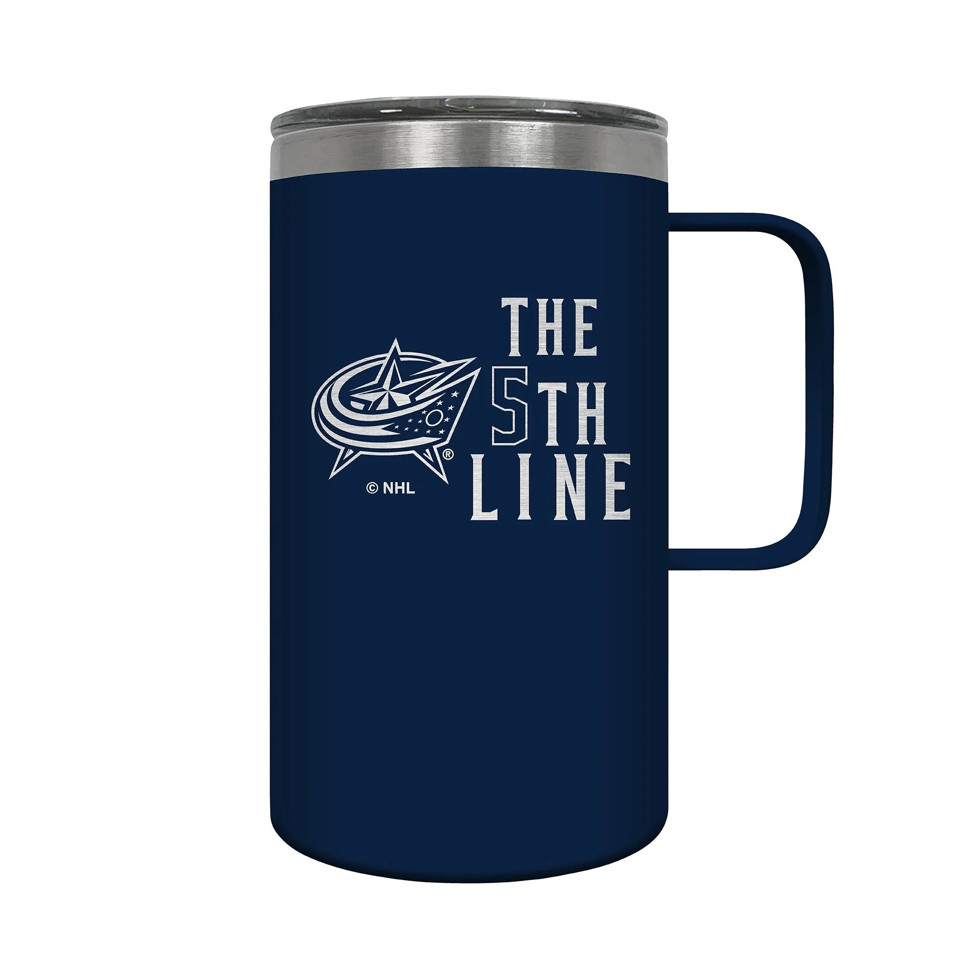 Columbus Blue Jackets 18 oz. HUSTLE Travel Mug