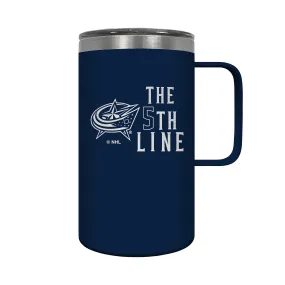 Columbus Blue Jackets 18 oz. HUSTLE Travel Mug