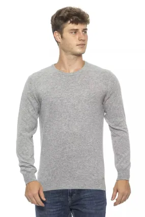 Conte of Florence Silver Wool Sweater