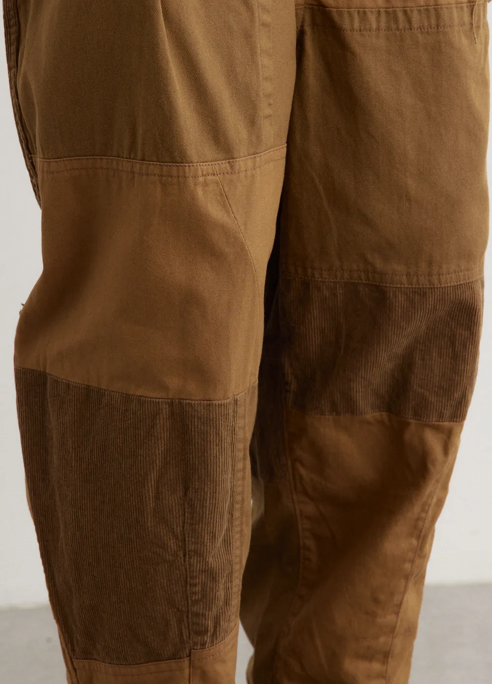 Cotton Patchwork Pants