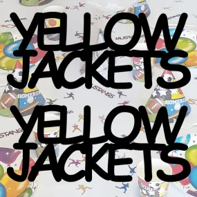 Custom-Fetti Team - YELLOW JACKETS