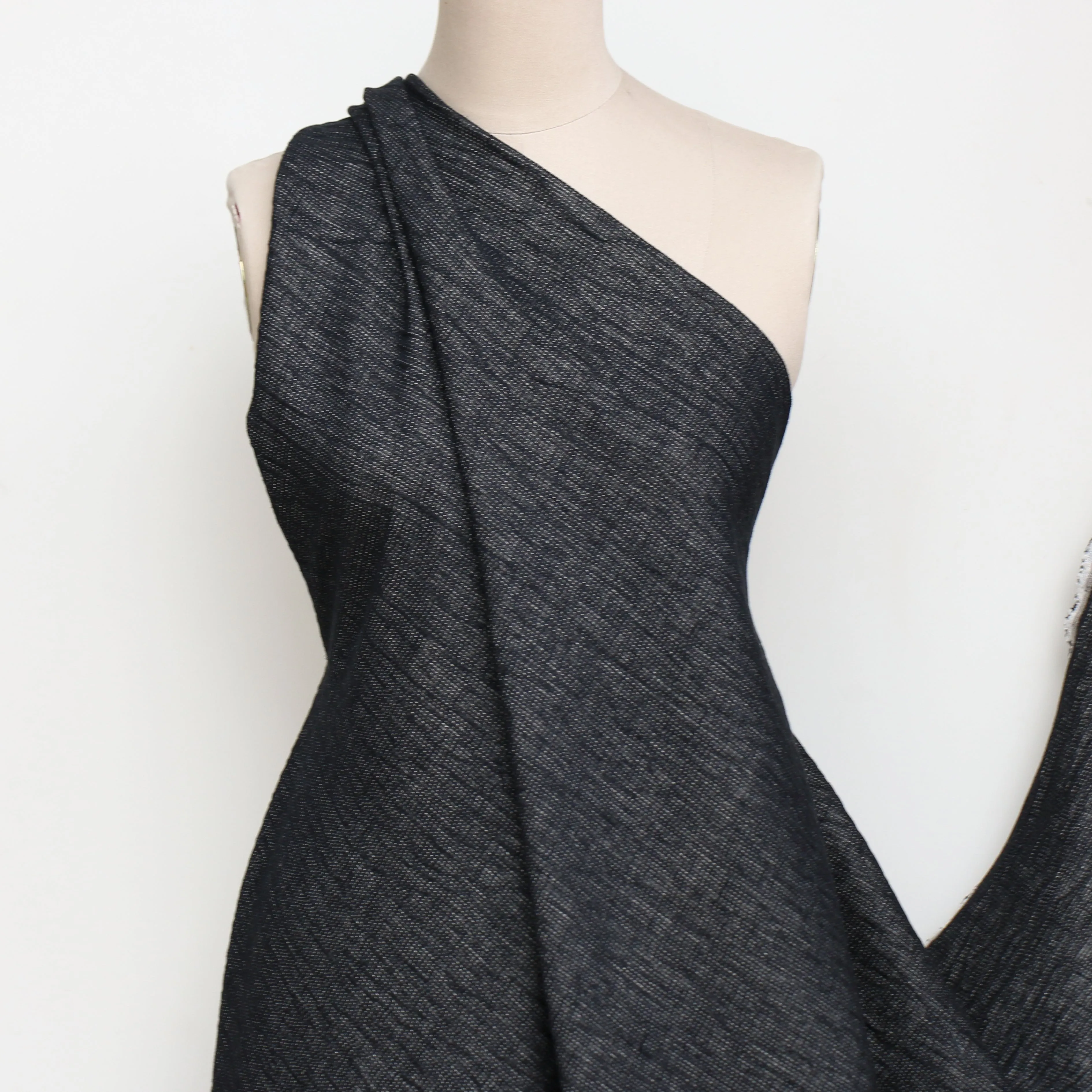 Dashing Black Linen