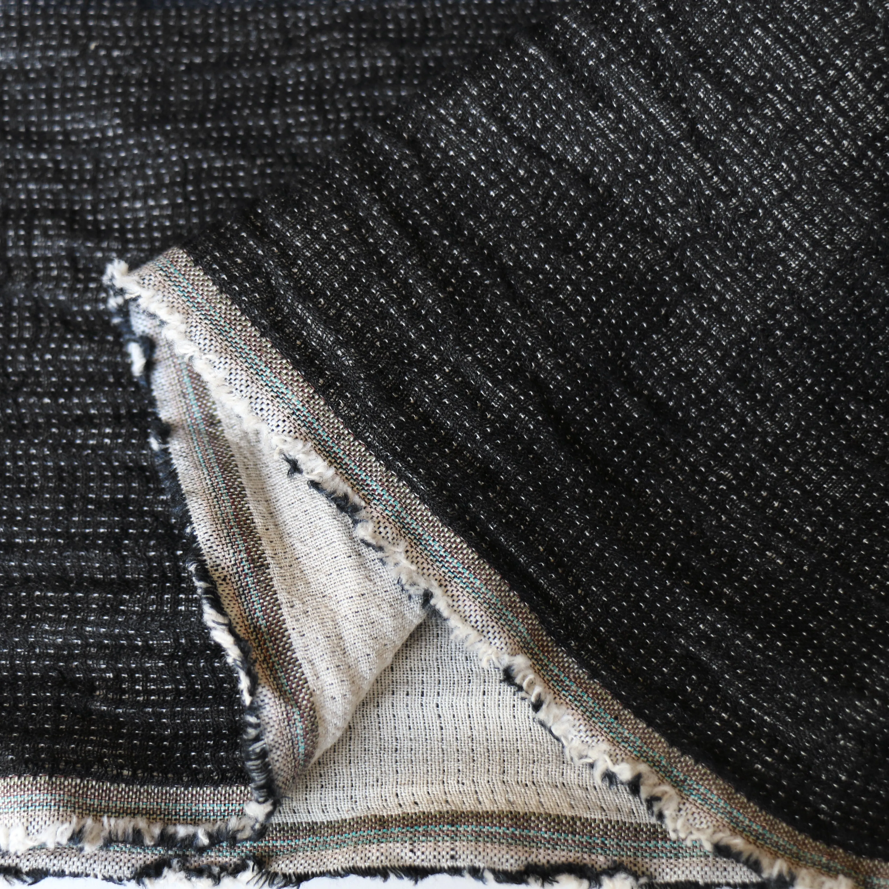Dashing Black Linen