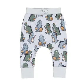 Dino Band Drop Crotch Pants