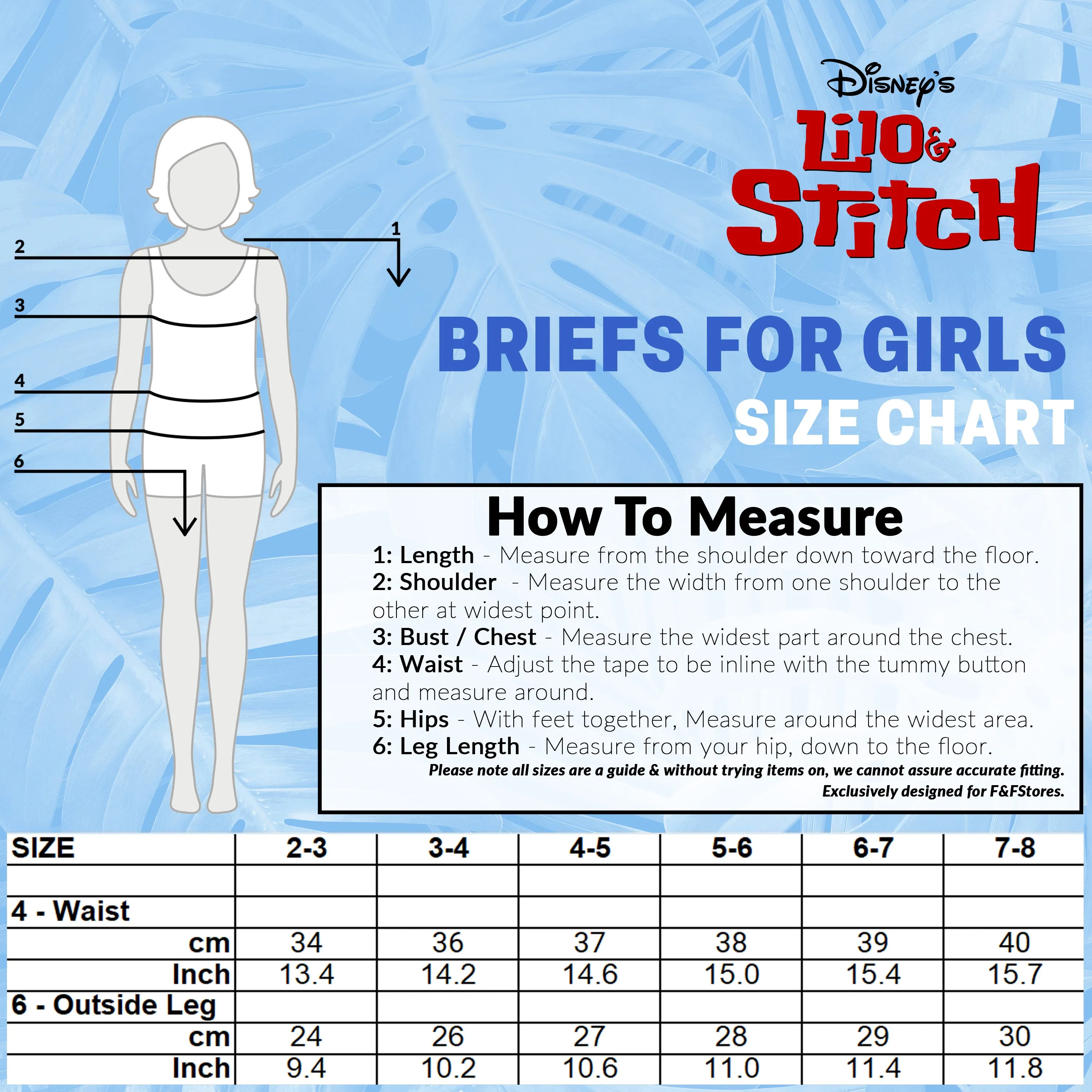 Disney Stitch Girls Knickers, Comfy Breathable Cotton Underwear for Kids - Pack of 5
