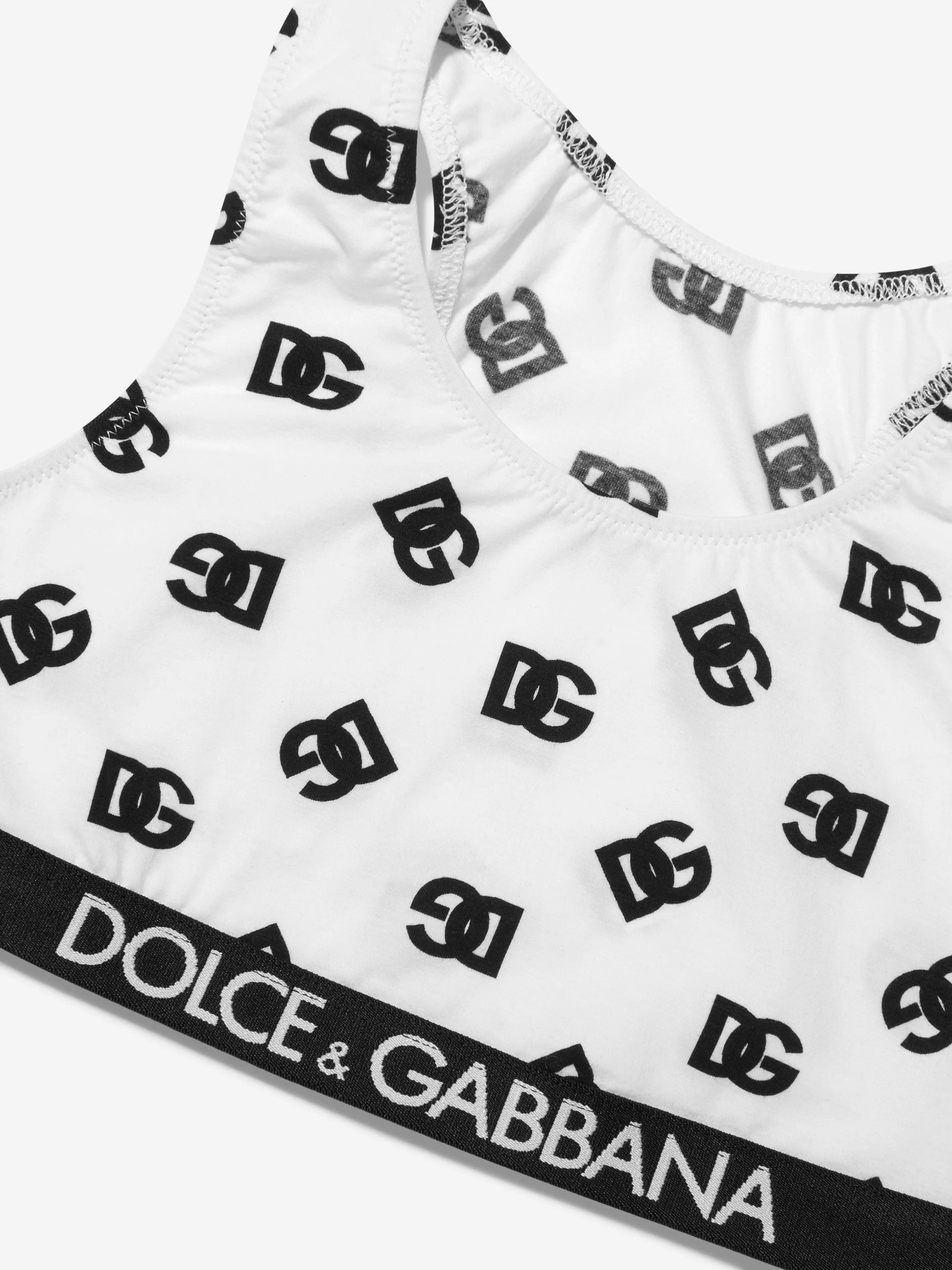 Dolce & Gabbana Girls Logo Print Underwear Set
