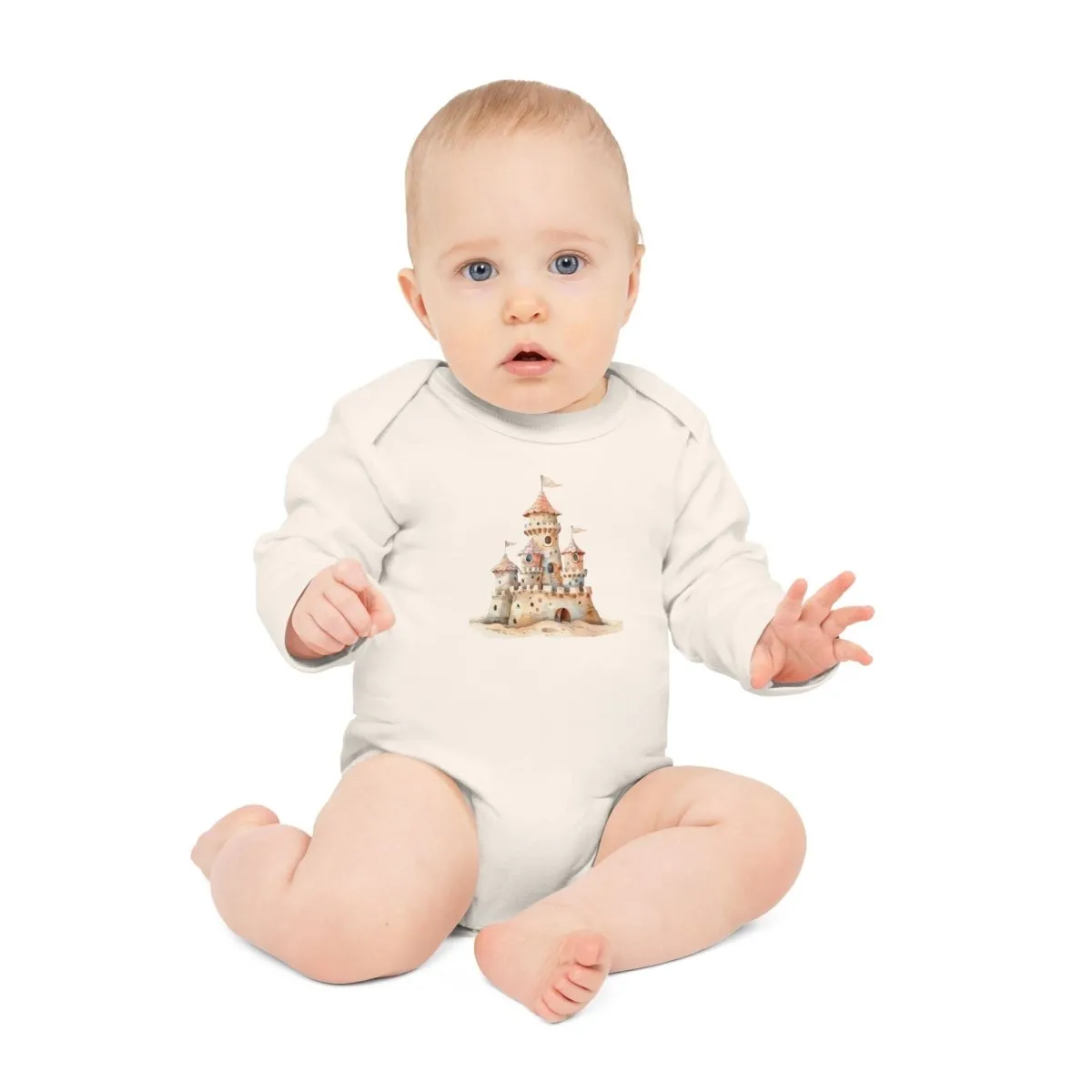 Enchanted Castle Baby Long-Sleeve Organic Bodysuit