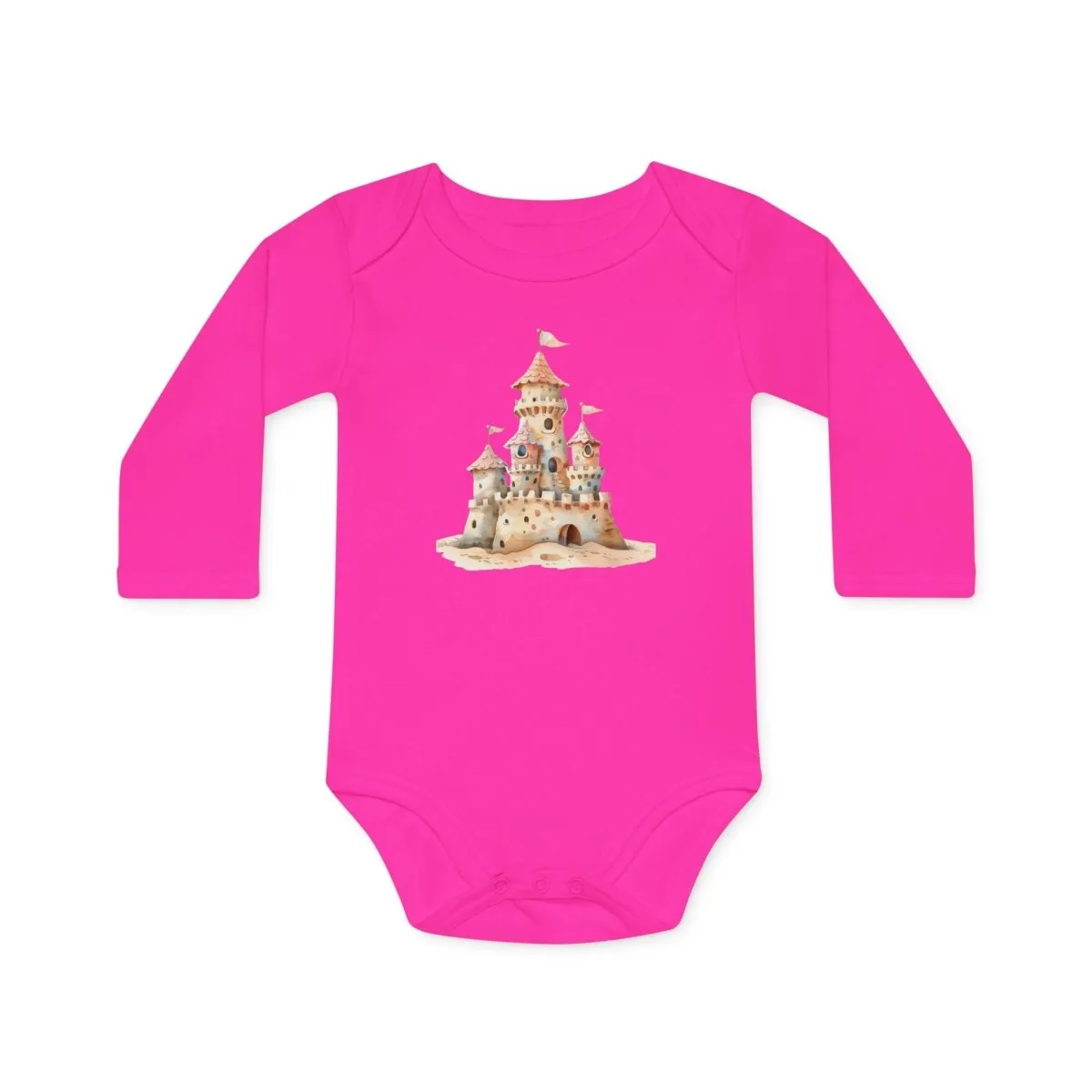 Enchanted Castle Baby Long-Sleeve Organic Bodysuit