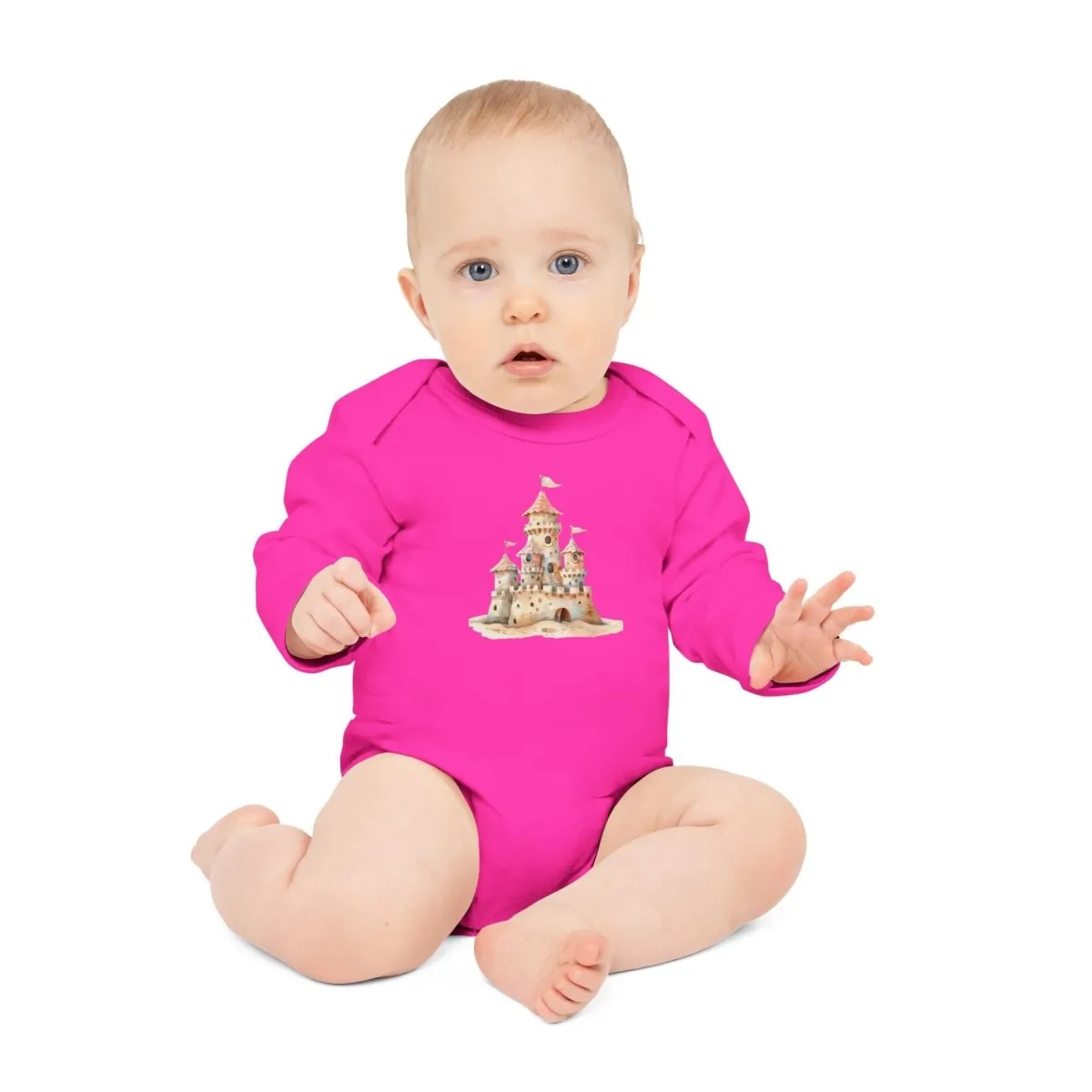 Enchanted Castle Baby Long-Sleeve Organic Bodysuit