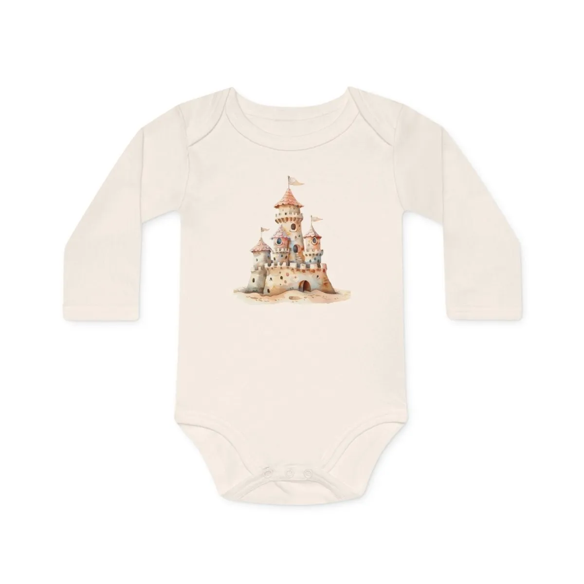 Enchanted Castle Baby Long-Sleeve Organic Bodysuit
