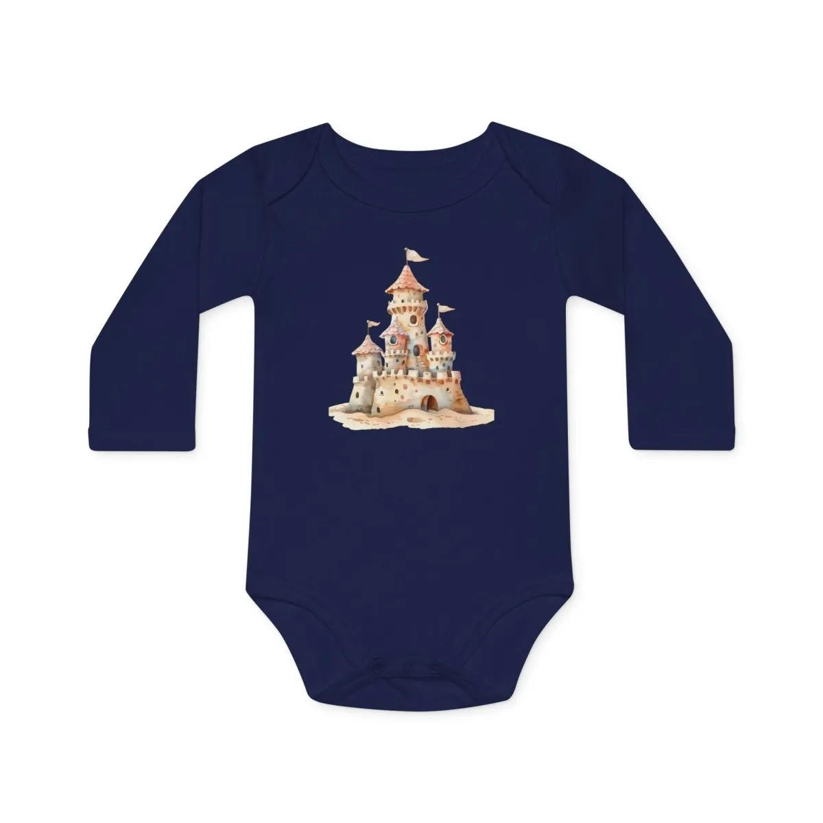 Enchanted Castle Baby Long-Sleeve Organic Bodysuit
