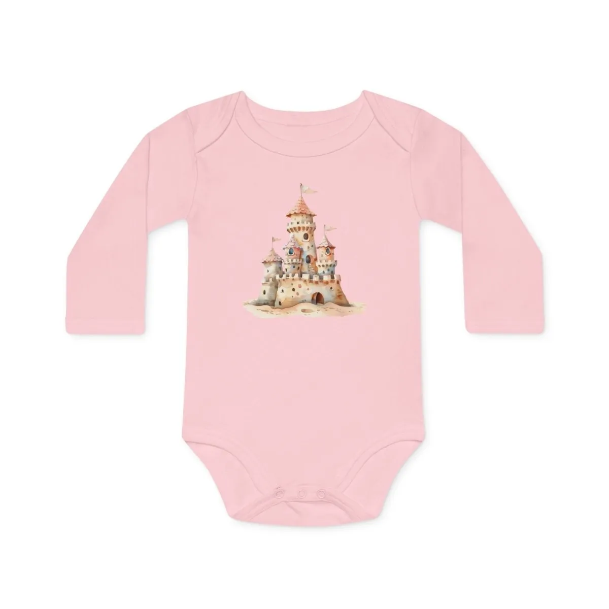 Enchanted Castle Baby Long-Sleeve Organic Bodysuit